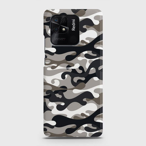 Xiaomi Redmi 10C Cover - Camo Series - Black & Olive Design - Matte Finish - Snap On Hard Case with LifeTime Colors Guarantee