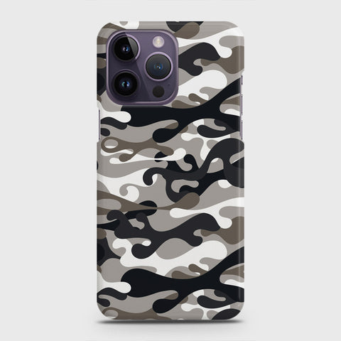 iPhone 14 Pro Cover - Camo Series - Black & Olive Design - Matte Finish - Snap On Hard Case with LifeTime Colors Guarantee
