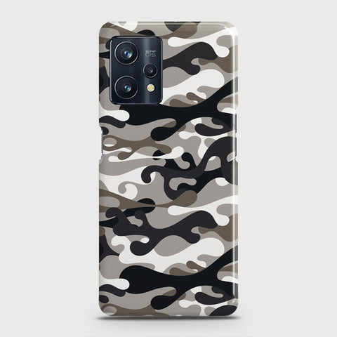Realme 9 Pro Plus Cover - Camo Series - Black & Olive Design - Matte Finish - Snap On Hard Case with LifeTime Colors Guarantee