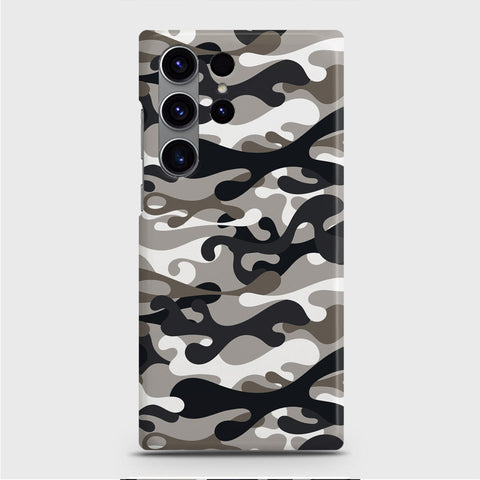 Samsung Galaxy S23 Ultra Cover - Camo Series - Black & Olive Design - Matte Finish - Snap On Hard Case with LifeTime Colors Guarantee