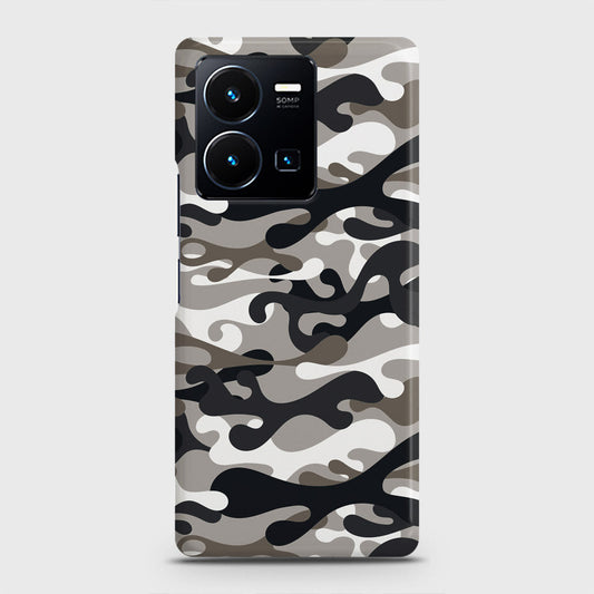Vivo Y35 Cover - Camo Series - Black & Olive Design - Matte Finish - Snap On Hard Case with LifeTime Colors Guarantee