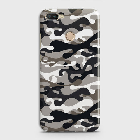 Infinix Hot 6 Pro  Cover - Camo Series - Black & Olive Design - Matte Finish - Snap On Hard Case with LifeTime Colors Guarantee
