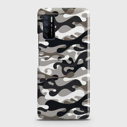 Infinix Note 7 Lite Cover - Camo Series - Black & Olive Design - Matte Finish - Snap On Hard Case with LifeTime Colors Guarantee