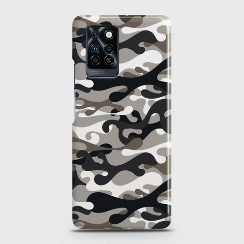 Infinix Note 10 Pro Cover - Camo Series - Black & Olive Design - Matte Finish - Snap On Hard Case with LifeTime Colors Guarantee