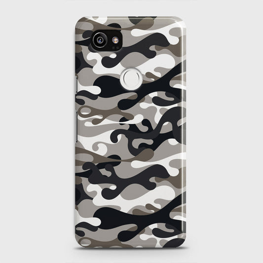 Google Pixel 2 XL Cover - Camo Series - Black & Olive Design - Matte Finish - Snap On Hard Case with LifeTime Colors Guarantee