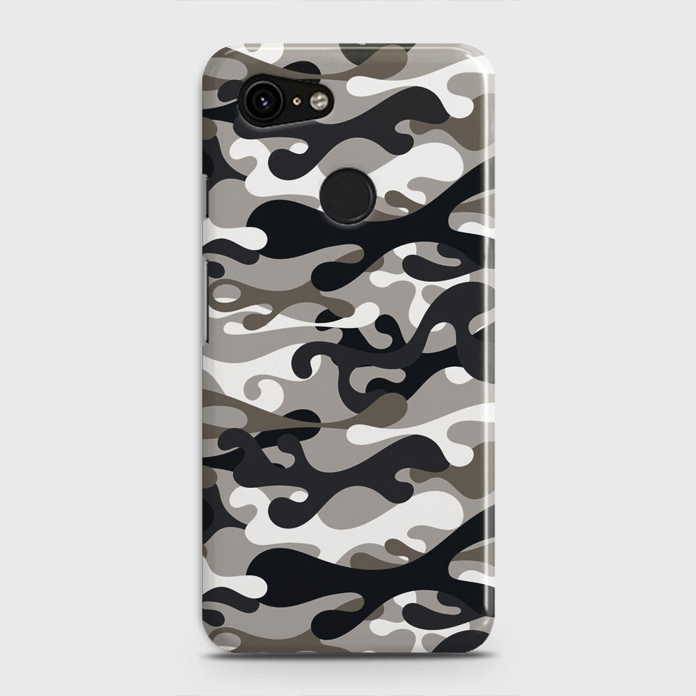 Google Pixel 3 Cover - Camo Series - Black & Olive Design - Matte Finish - Snap On Hard Case with LifeTime Colors Guarantee