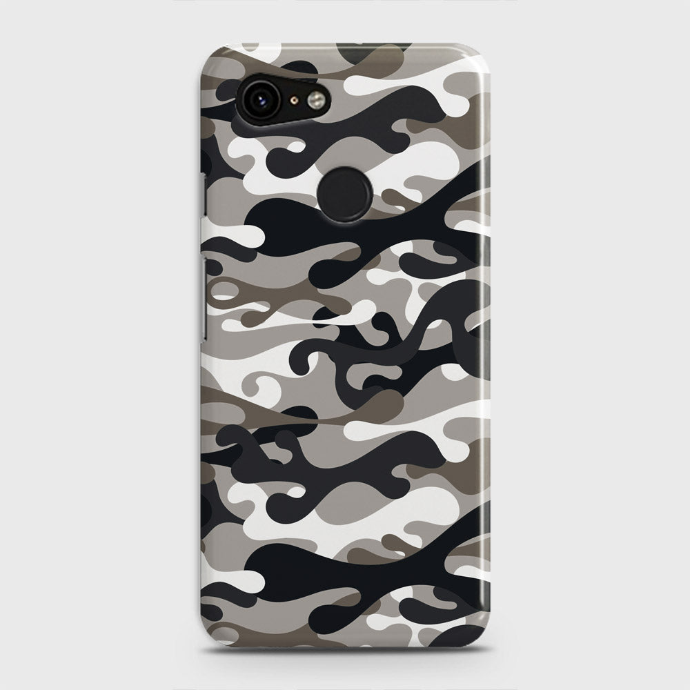 Google Pixel 3 XL Cover - Camo Series - Black & Olive Design - Matte Finish - Snap On Hard Case with LifeTime Colors Guarantee