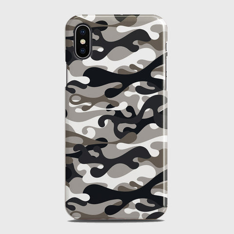 iPhone X Cover - Camo Series - Black & Olive Design - Matte Finish - Snap On Hard Case with LifeTime Colors Guarantee
