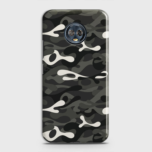 Motorola Moto G6 Plus Cover - Camo Series - Ranger Grey Design - Matte Finish - Snap On Hard Case with LifeTime Colors Guarantee