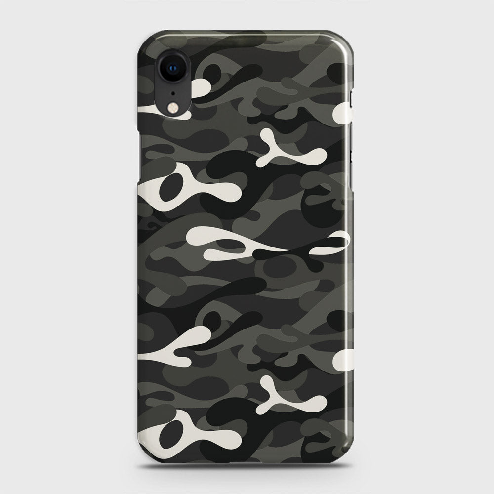 iPhone XR Cover - Camo Series - Ranger Grey Design - Matte Finish - Snap On Hard Case with LifeTime Colors Guarantee
