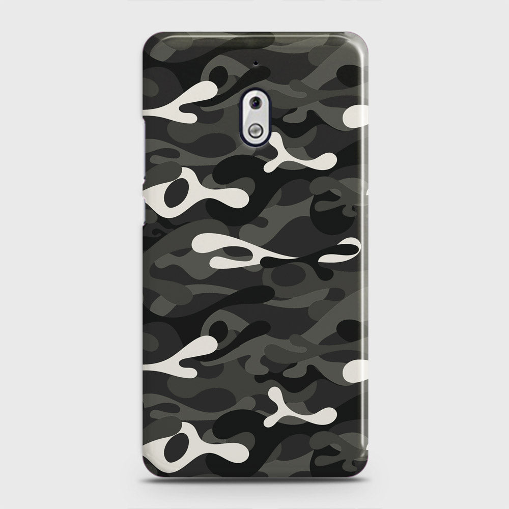 Nokia 2.1 Cover - Camo Series - Ranger Grey Design - Matte Finish - Snap On Hard Case with LifeTime Colors Guarantee