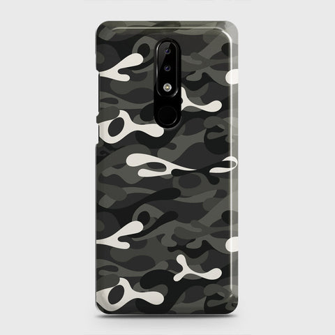 Nokia 3.1 Plus Cover - Camo Series - Ranger Grey Design - Matte Finish - Snap On Hard Case with LifeTime Colors Guarantee