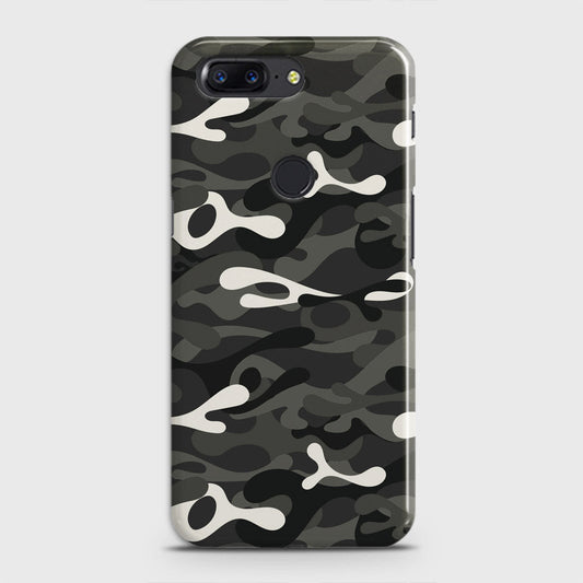 OnePlus 5T  Cover - Camo Series - Ranger Grey Design - Matte Finish - Snap On Hard Case with LifeTime Colors Guarantee