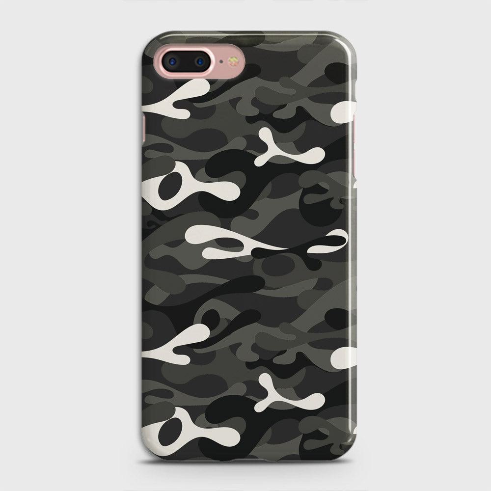 iPhone 8 Plus Cover - Camo Series - Ranger Grey Design - Matte Finish - Snap On Hard Case with LifeTime Colors Guarantee