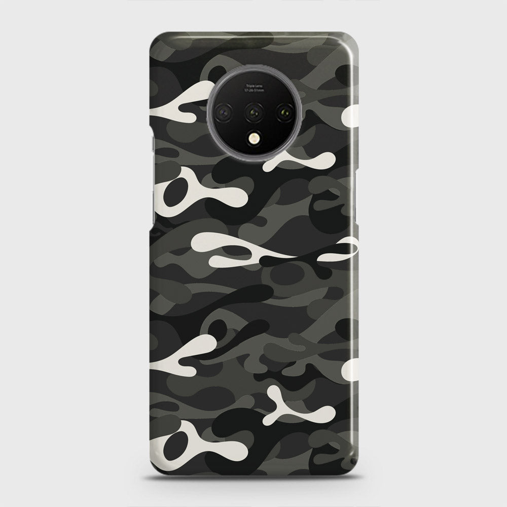 OnePlus 7T Cover - Camo Series - Ranger Grey Design - Matte Finish - Snap On Hard Case with LifeTime Colors Guarantee