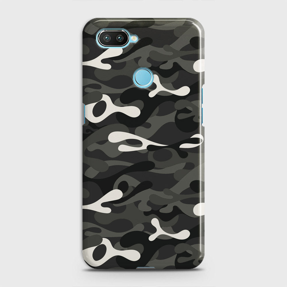 Oppo A5 with Sensor Cut Cover - Camo Series - Ranger Grey Design - Matte Finish - Snap On Hard Case with LifeTime Colors Guarantee