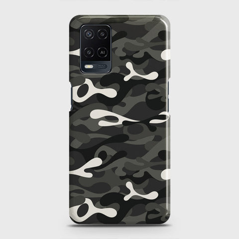 Oppo A54  Cover - Camo Series - Ranger Grey Design - Matte Finish - Snap On Hard Case with LifeTime Colors Guarantee