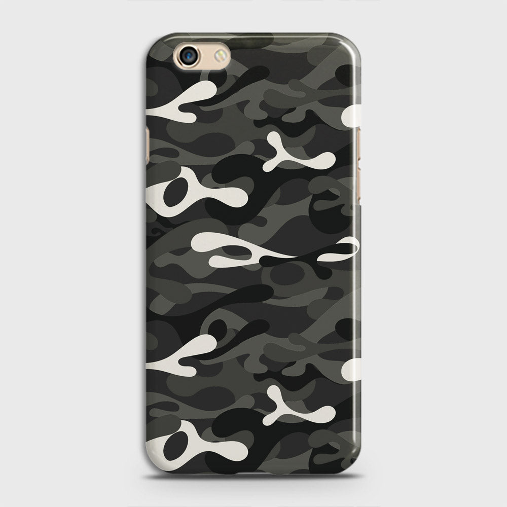 Oppo F3 Cover - Camo Series - Ranger Grey Design - Matte Finish - Snap On Hard Case with LifeTime Colors Guarantee