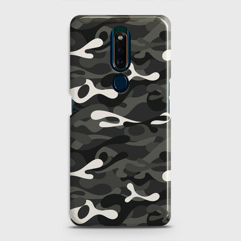 Oppo F11 Pro Cover - Camo Series - Ranger Grey Design - Matte Finish - Snap On Hard Case with LifeTime Colors Guarantee