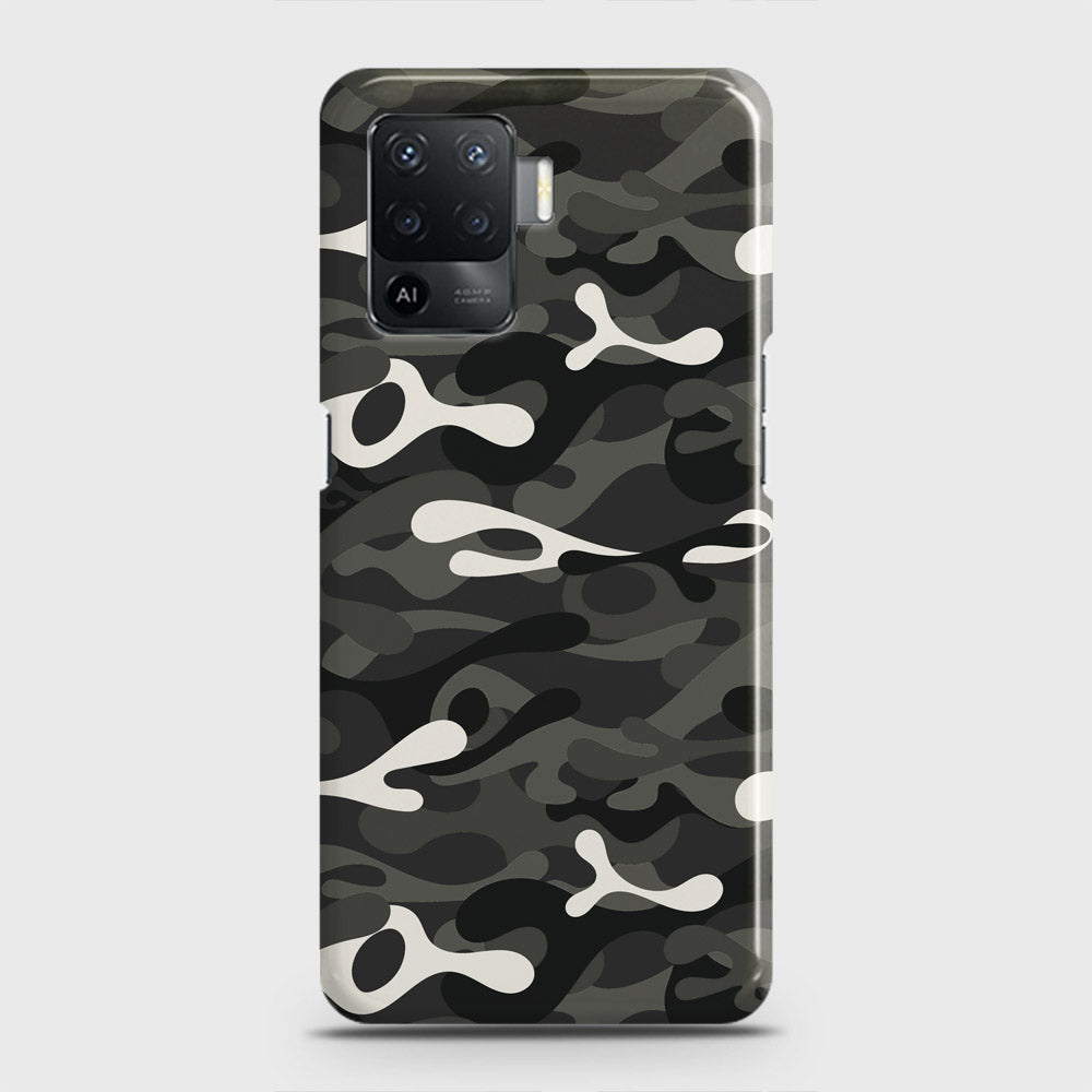 Oppo F19 Pro Cover - Camo Series - Ranger Grey Design - Matte Finish - Snap On Hard Case with LifeTime Colors Guarantee