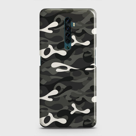 Oppo Reno 2 Cover - Camo Series - Ranger Grey Design - Matte Finish - Snap On Hard Case with LifeTime Colors Guarantee