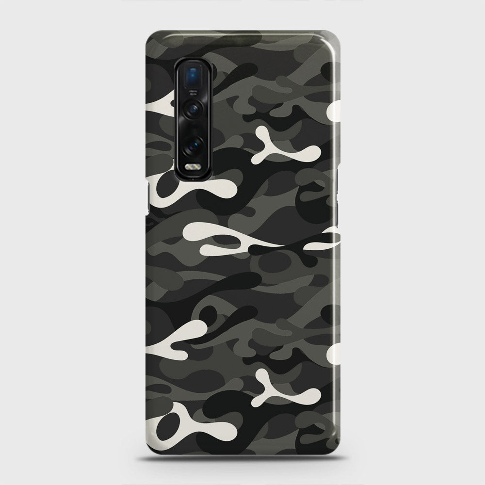 Oppo Find X2 Pro Cover - Camo Series - Ranger Grey Design - Matte Finish - Snap On Hard Case with LifeTime Colors Guarantee