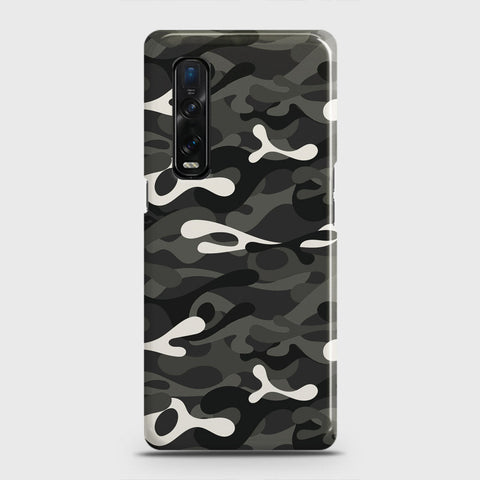 Oppo Find X2 Pro Cover - Camo Series - Ranger Grey Design - Matte Finish - Snap On Hard Case with LifeTime Colors Guarantee