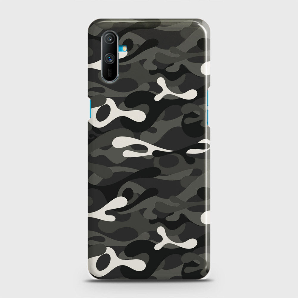 Realme C3 Cover - Camo Series - Ranger Grey Design - Matte Finish - Snap On Hard Case with LifeTime Colors Guarantee