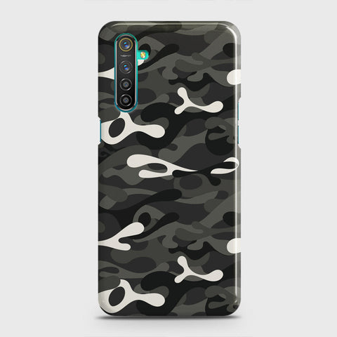 Realme 6 Cover - Camo Series - Ranger Grey Design - Matte Finish - Snap On Hard Case with LifeTime Colors Guarantee