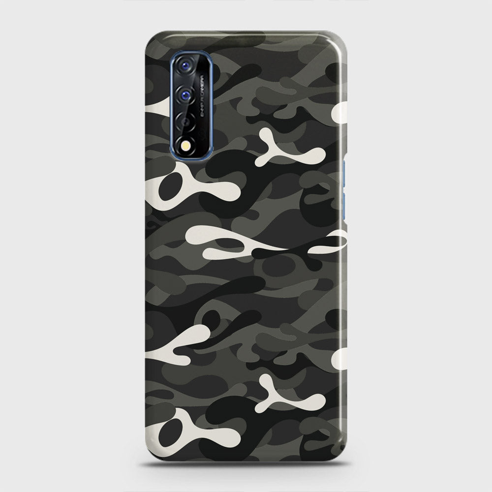 Realme Narzo 30 Cover - Camo Series - Ranger Grey Design - Matte Finish - Snap On Hard Case with LifeTime Colors Guarantee