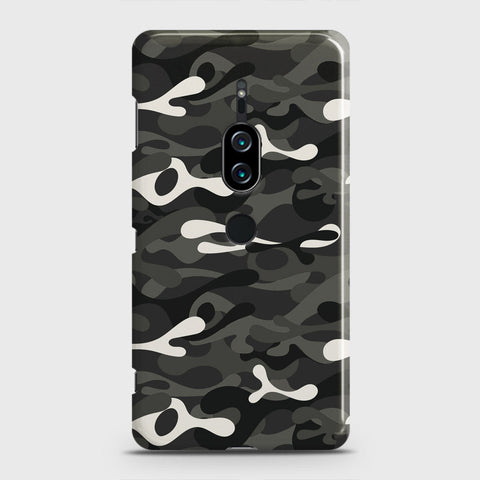 Sony Xperia XZ2 Premium Cover - Camo Series - Ranger Grey Design - Matte Finish - Snap On Hard Case with LifeTime Colors Guarantee