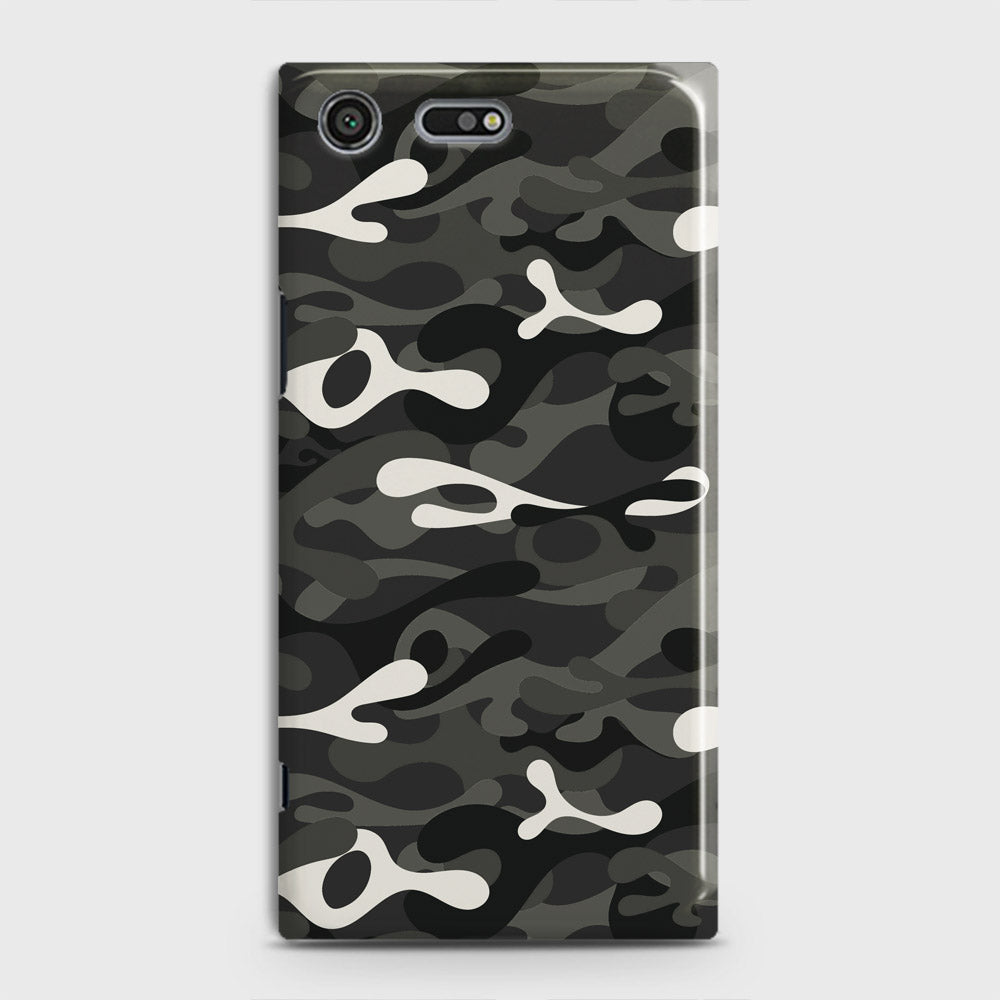 Sony Xperia XZ Premium Cover - Camo Series - Ranger Grey Design - Matte Finish - Snap On Hard Case with LifeTime Colors Guarantee