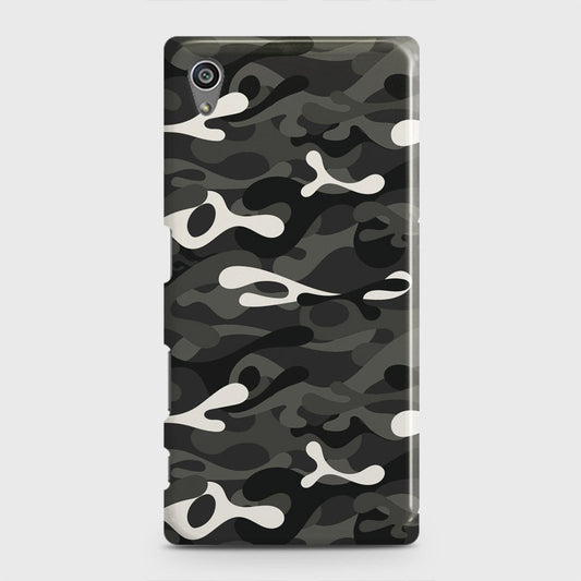 Sony Xperia Z5 Cover - Camo Series - Ranger Grey Design - Matte Finish - Snap On Hard Case with LifeTime Colors Guarantee