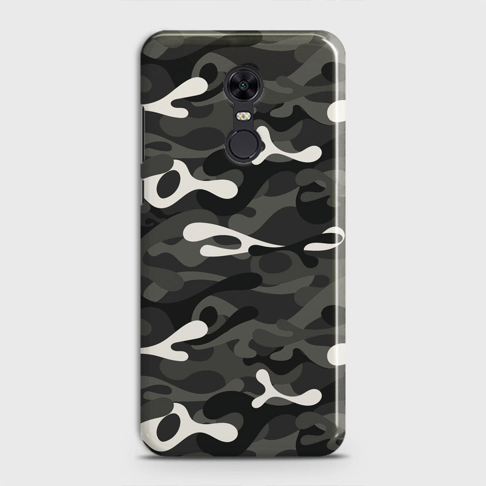Redmi 5 Plus  Cover - Camo Series - Ranger Grey Design - Matte Finish - Snap On Hard Case with LifeTime Colors Guarantee