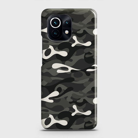 Xiaomi Mi 11 Lite Cover - Camo Series - Ranger Grey Design - Matte Finish - Snap On Hard Case with LifeTime Colors Guarantee