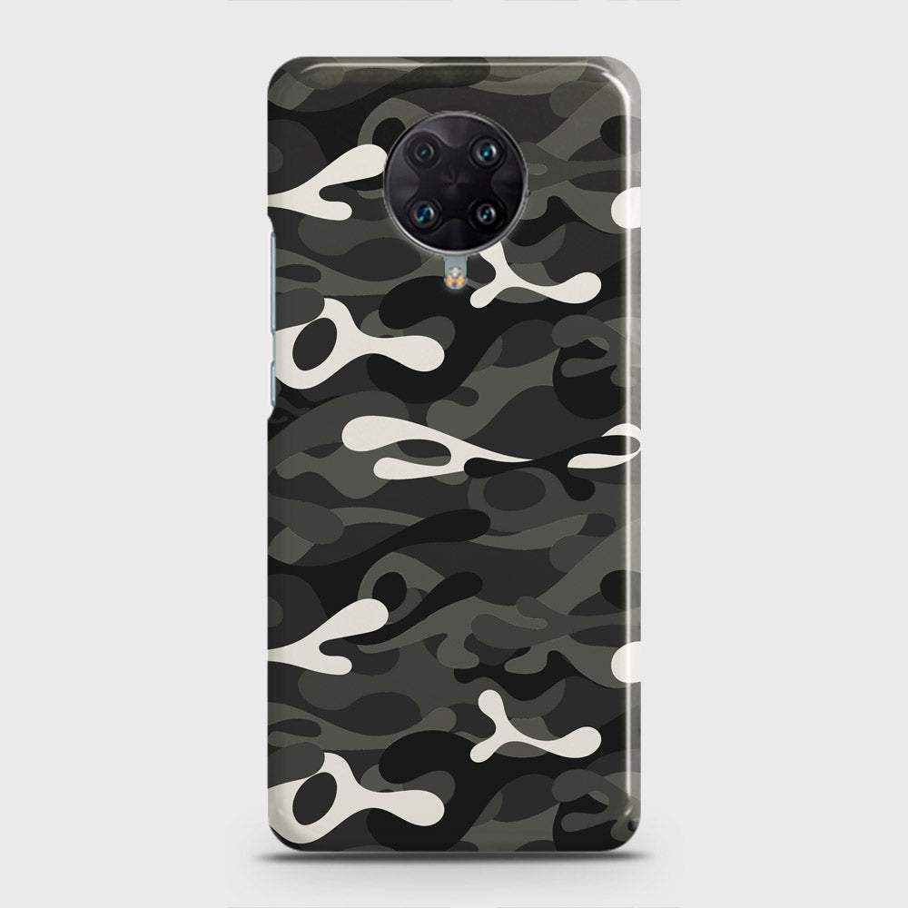 Xiaomi Poco F2 Pro Cover - Camo Series - Ranger Grey Design - Matte Finish - Snap On Hard Case with LifeTime Colors Guarantee