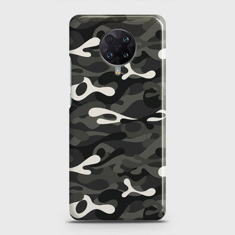 Xiaomi Poco F2 Pro Cover - Camo Series - Ranger Grey Design - Matte Finish - Snap On Hard Case with LifeTime Colors Guarantee