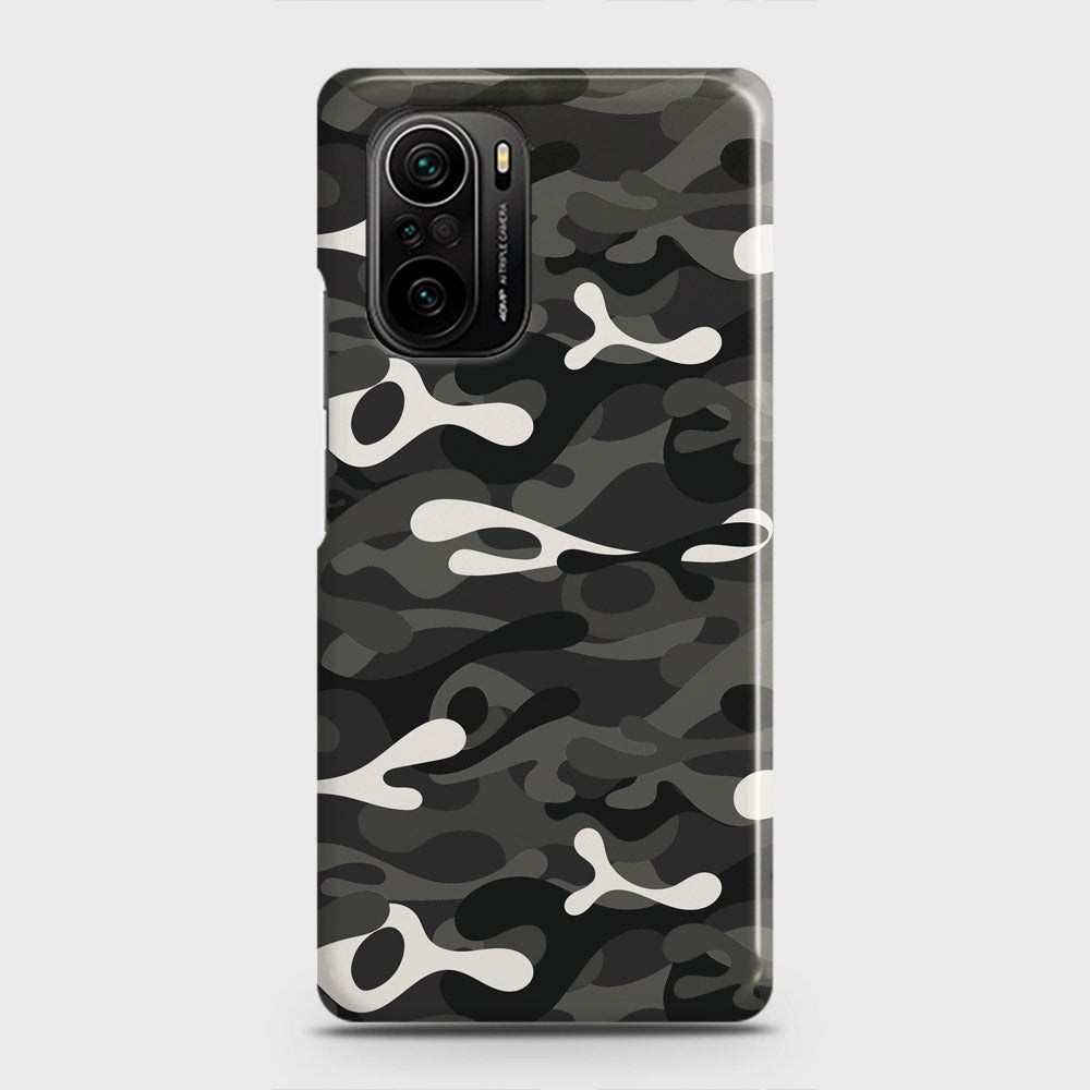 Xiaomi Poco F3 Cover - Camo Series - Ranger Grey Design - Matte Finish - Snap On Hard Case with LifeTime Colors Guarantee
