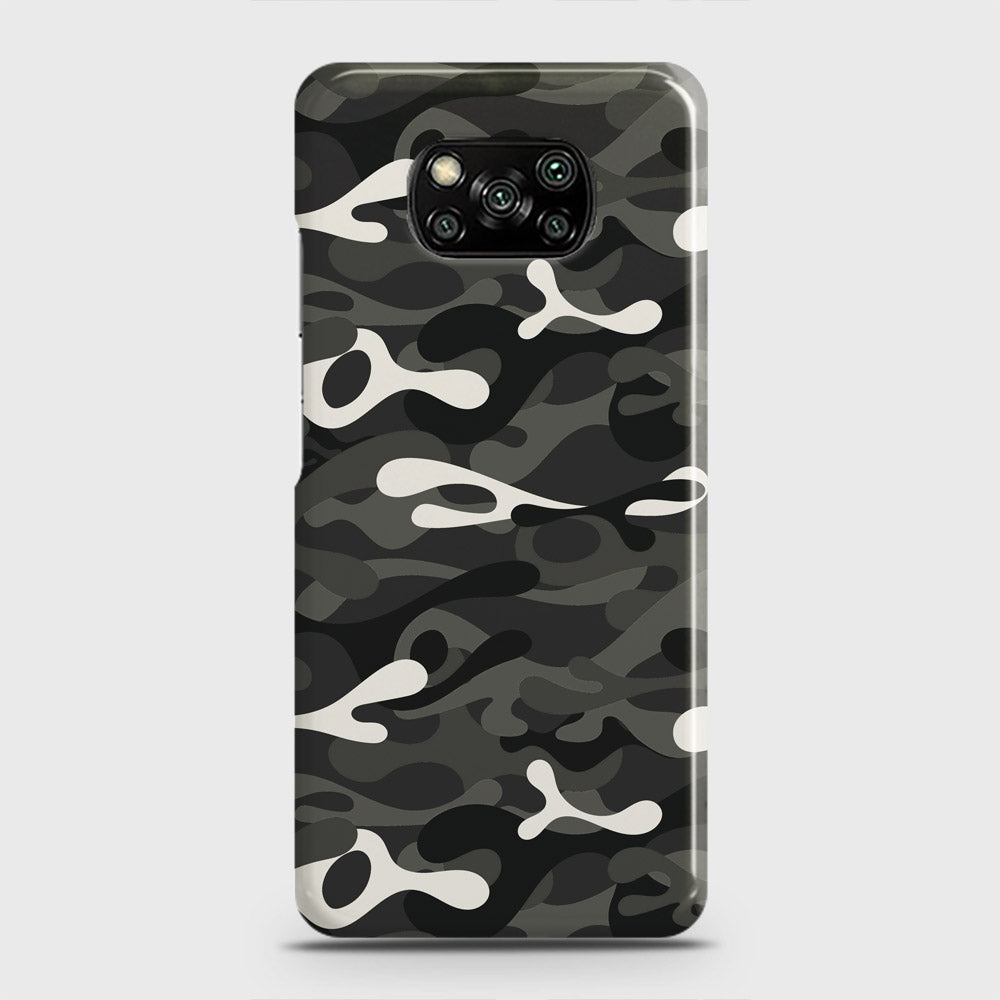 Xiaomi Poco X3 Cover - Camo Series - Ranger Grey Design - Matte Finish - Snap On Hard Case with LifeTime Colors Guarantee