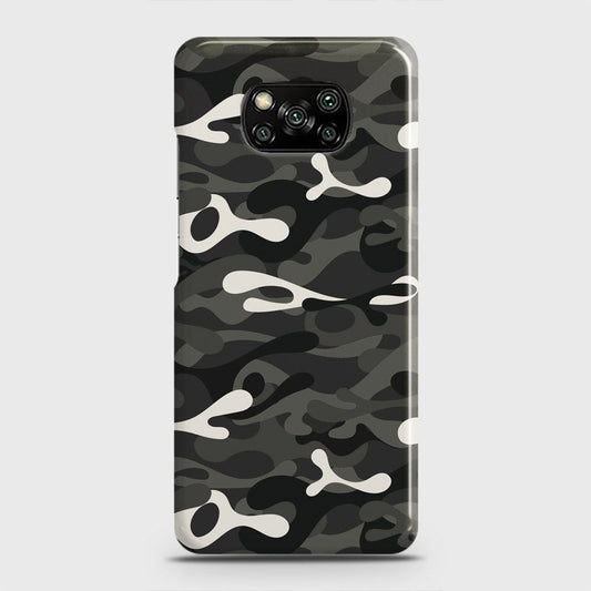 Xiaomi Poco X3 Cover - Camo Series - Ranger Grey Design - Matte Finish - Snap On Hard Case with LifeTime Colors Guarantee