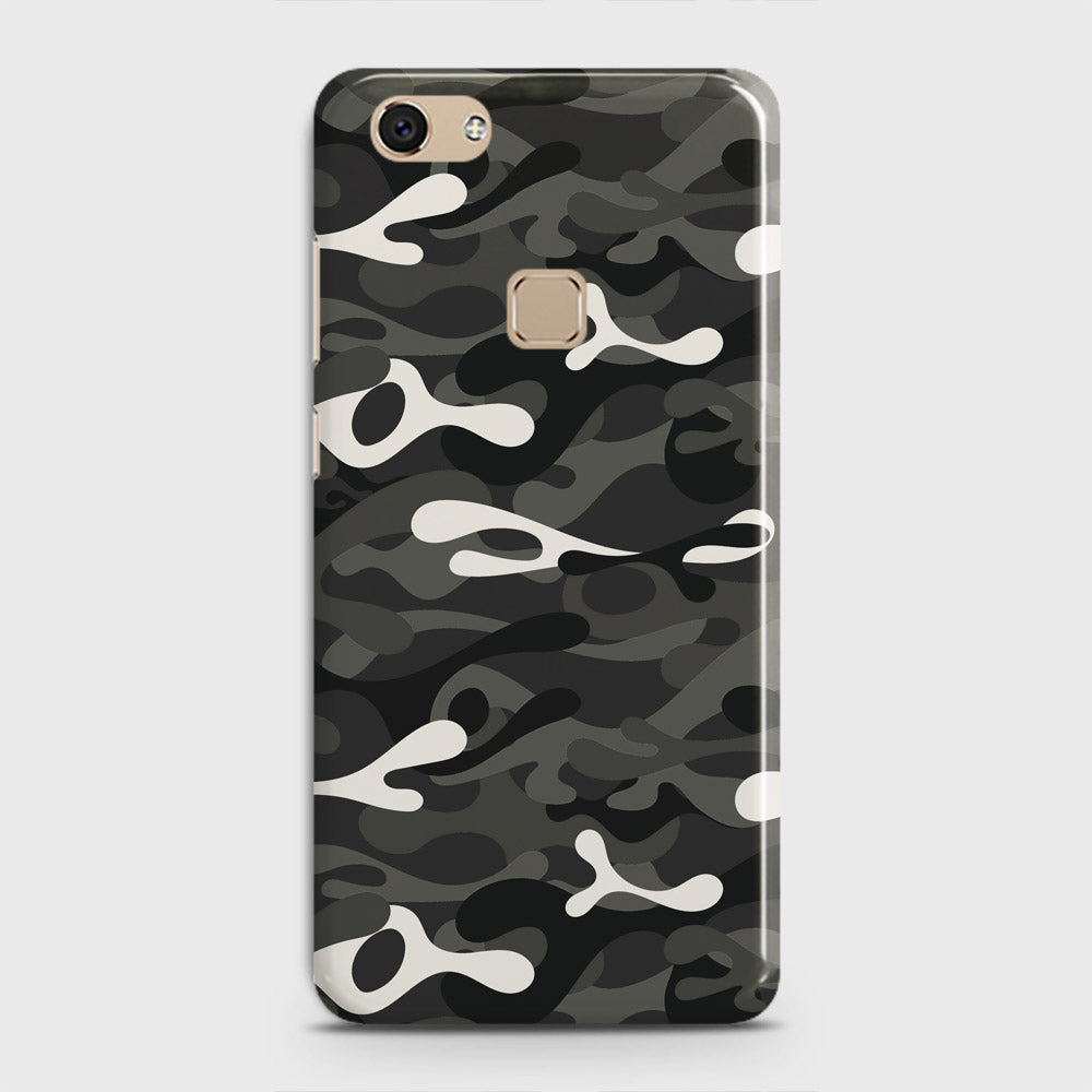 Vivo V7 Cover - Camo Series - Ranger Grey Design - Matte Finish - Snap On Hard Case with LifeTime Colors Guarantee