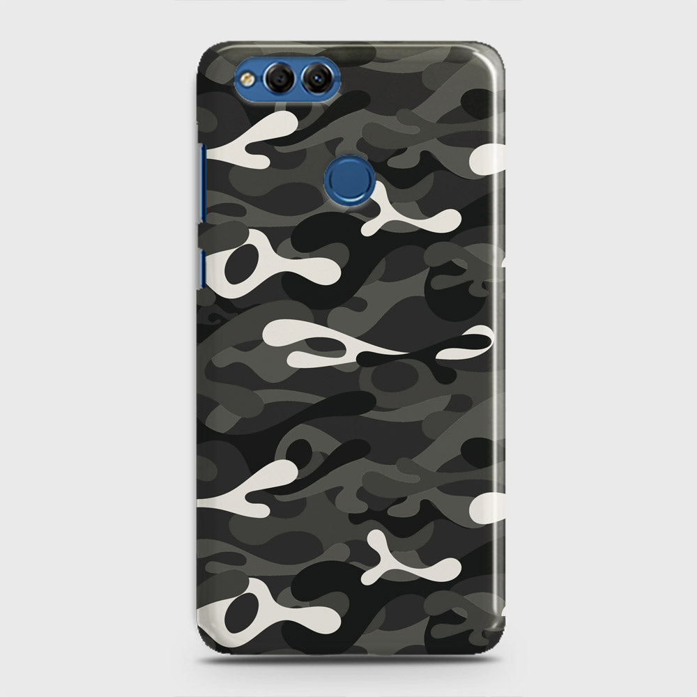 Huawei Honor 7X Cover - Camo Series - Ranger Grey Design - Matte Finish - Snap On Hard Case with LifeTime Colors Guarantee