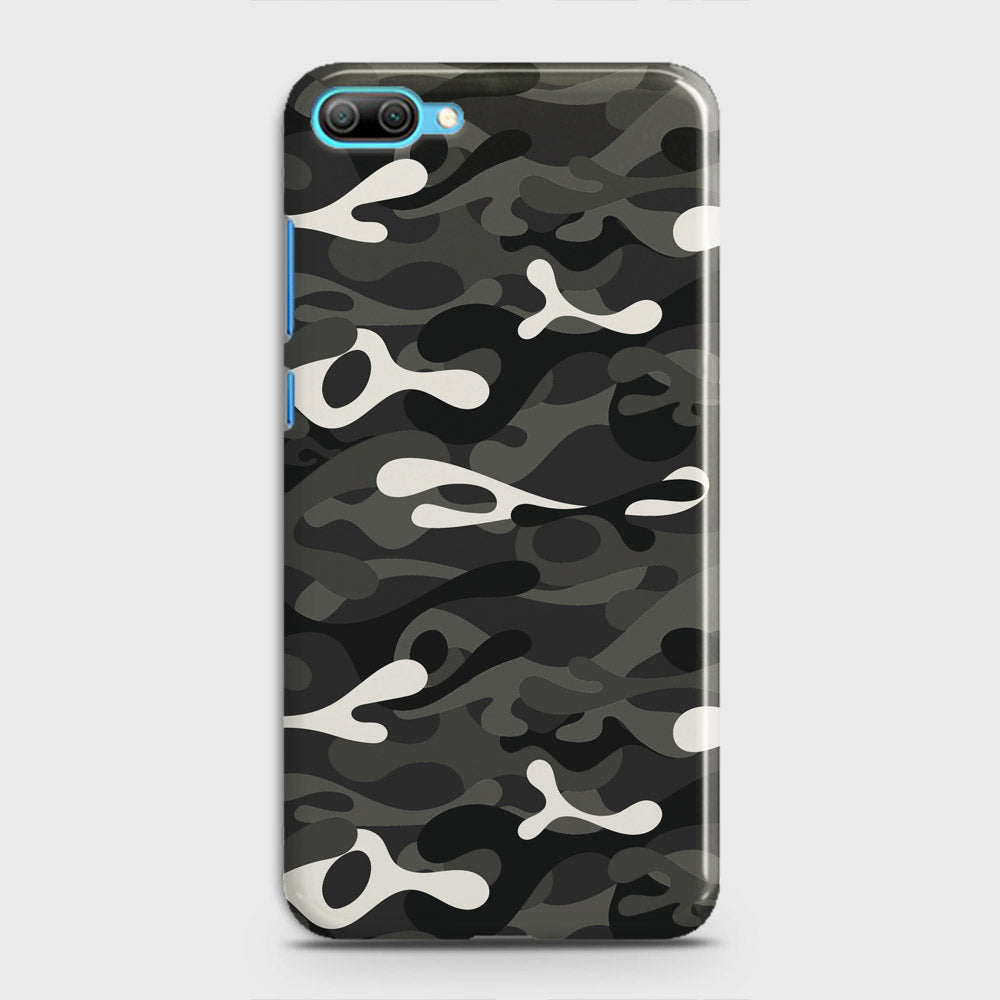 Huawei Honor 10 Lite Cover - Camo Series - Ranger Grey Design - Matte Finish - Snap On Hard Case with LifeTime Colors Guarantee