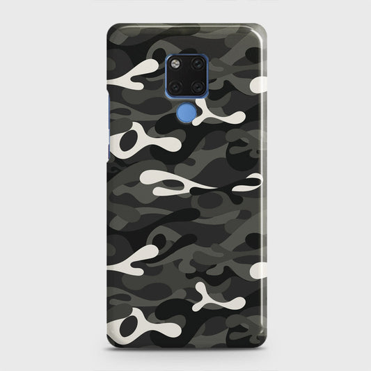 Huawei Mate 20 Cover - Camo Series - Ranger Grey Design - Matte Finish - Snap On Hard Case with LifeTime Colors Guarantee