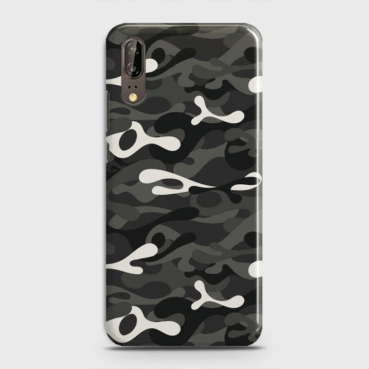 Huawei P20 Cover - Camo Series - Ranger Grey Design - Matte Finish - Snap On Hard Case with LifeTime Colors Guarantee