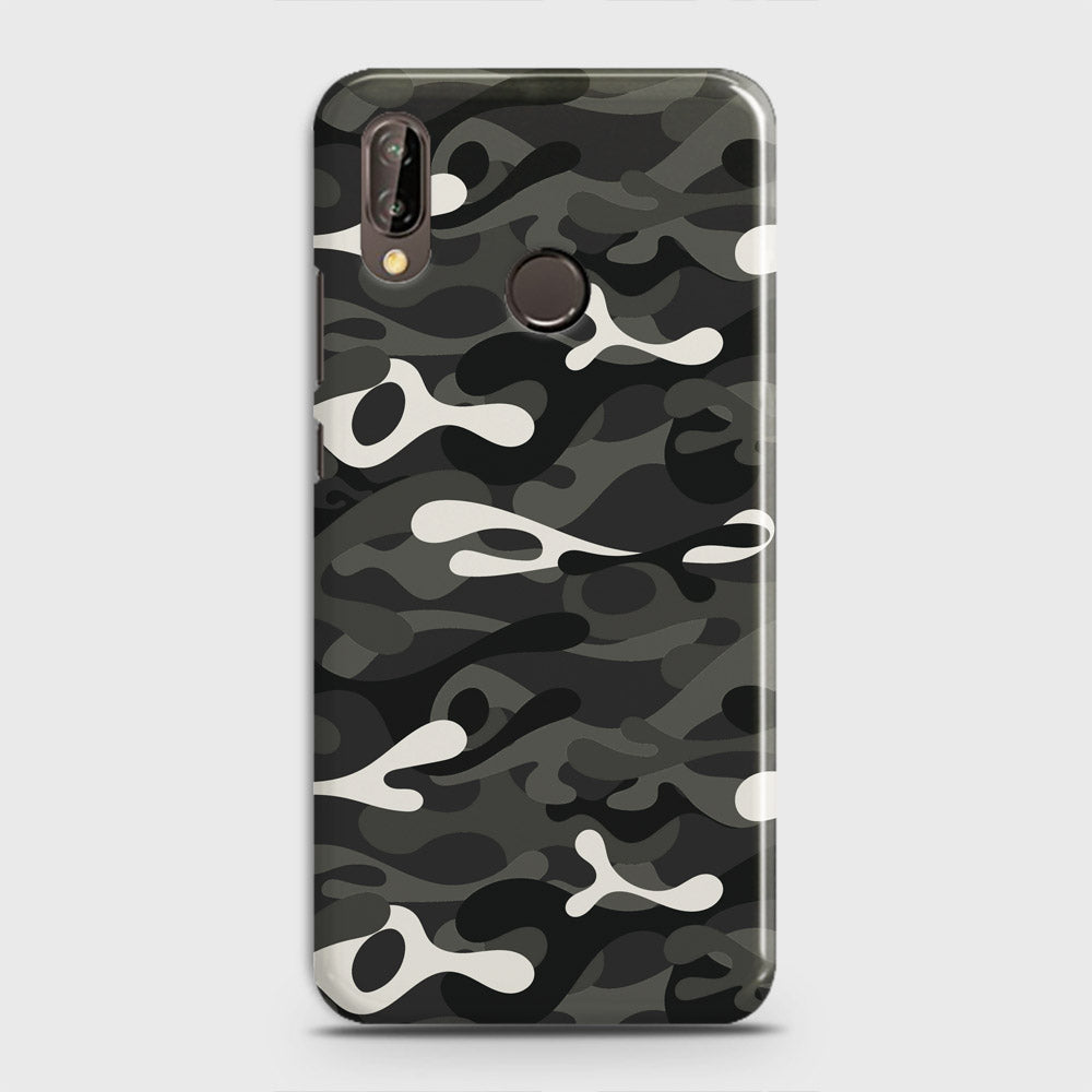 Huawei P20 Lite Cover - Camo Series - Ranger Grey Design - Matte Finish - Snap On Hard Case with LifeTime Colors Guarantee