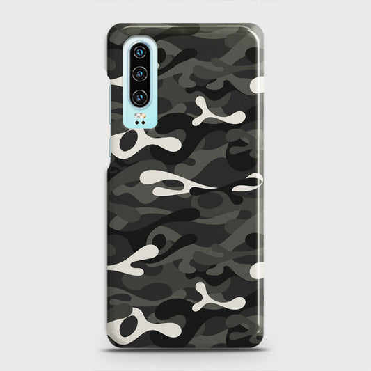 Huawei P30 Cover - Camo Series - Ranger Grey Design - Matte Finish - Snap On Hard Case with LifeTime Colors Guarantee