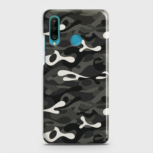 Huawei P30 lite Cover - Camo Series - Ranger Grey Design - Matte Finish - Snap On Hard Case with LifeTime Colors Guarantee