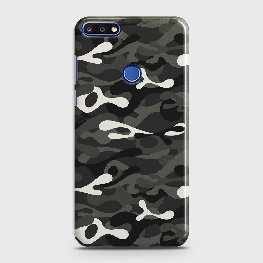 Honor 7A Cover - Camo Series - Ranger Grey Design - Matte Finish - Snap On Hard Case with LifeTime Colors Guarantee