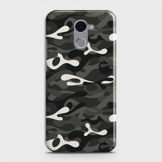 Huawei Y7 Prime  Cover - Camo Series - Ranger Grey Design - Matte Finish - Snap On Hard Case with LifeTime Colors Guarantee